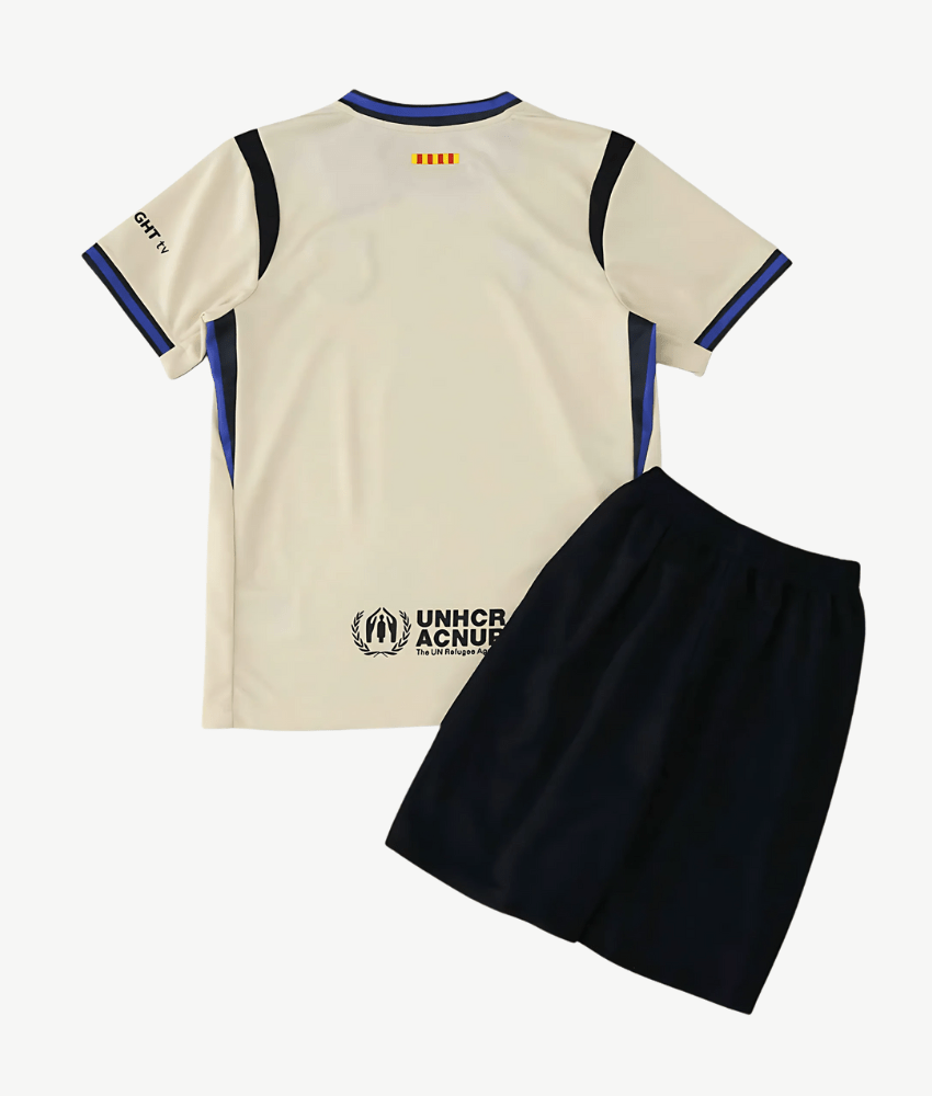 (KIDS) BARCELONA 2025/26 AWAY KIT-Shirt - False9Fits