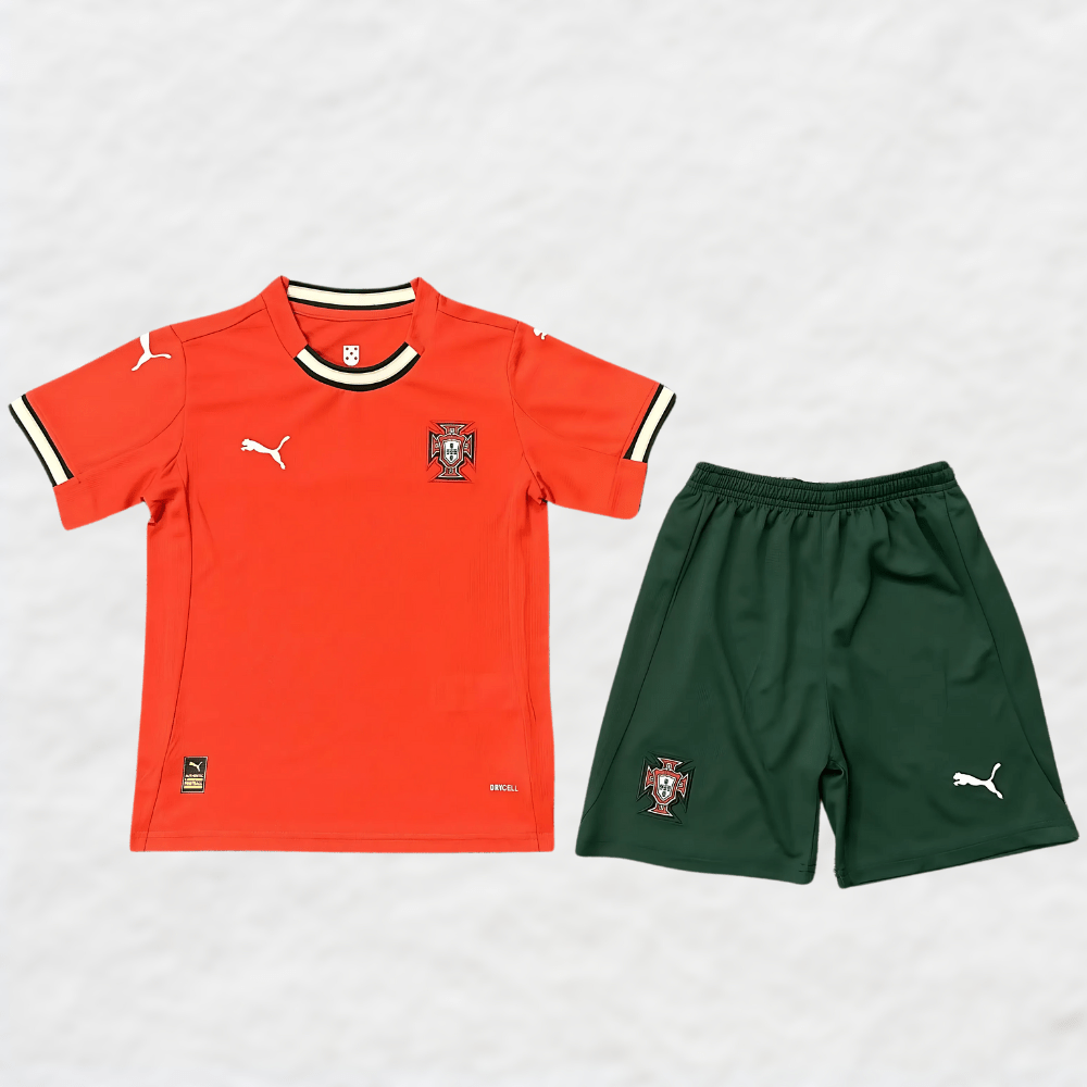 (KIDS) PORTUGAL 2025/26 HOME KIT - Kids - False9Fits