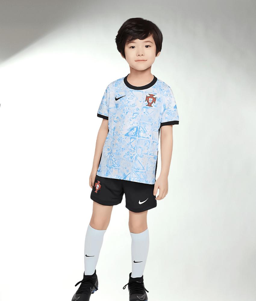 (KIDS) PORTUGAL EUROS 2024 AWAY SHIRT - Kids - False9Fits