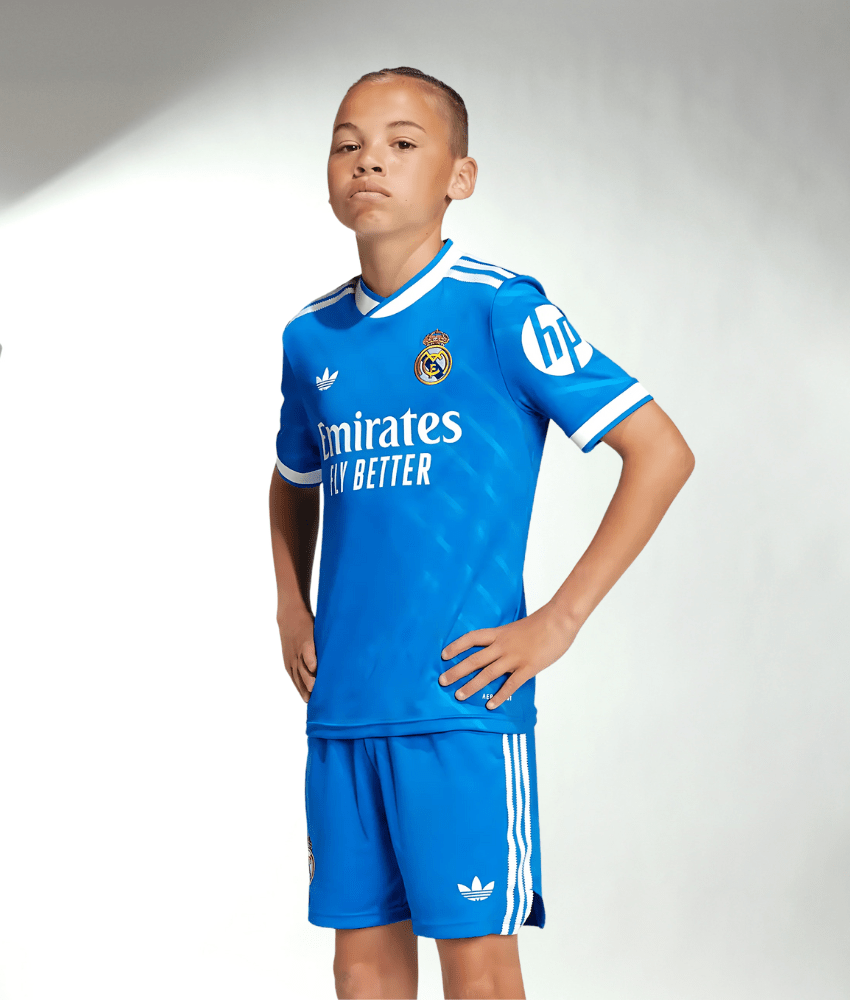 (KIDS) REAL MADRID THIRD KIT-Shirt - False9Fits