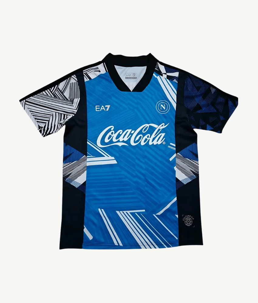 NAPOLI 2024/25 'LINES' TRAINING SHIRT-Shirt - False9Fits