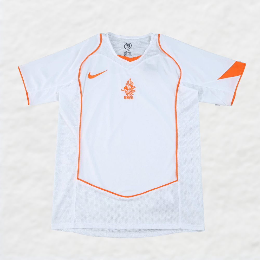 NETHERLANDS 2004 RETRO AWAY SHIRT-Shirt - False9Fits