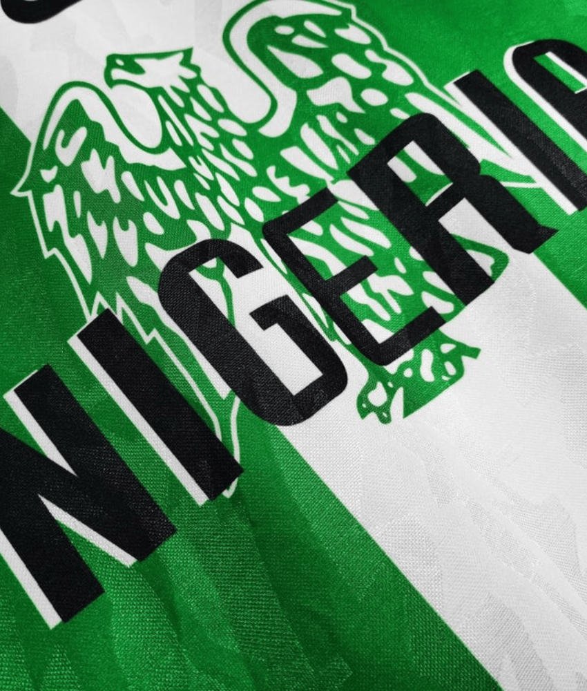 NIGERIA 1996 HOME RETRO SHIRT-Shirt - False9Fits