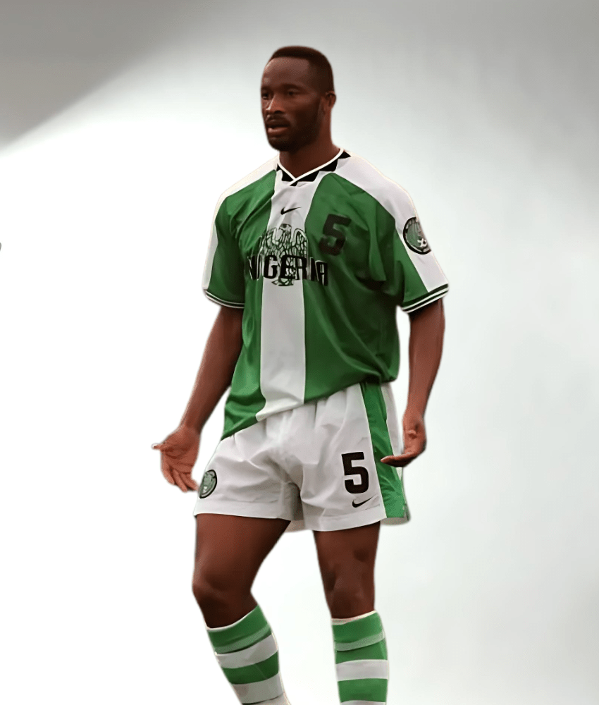 NIGERIA 1996 HOME RETRO SHIRT-Shirt - False9Fits