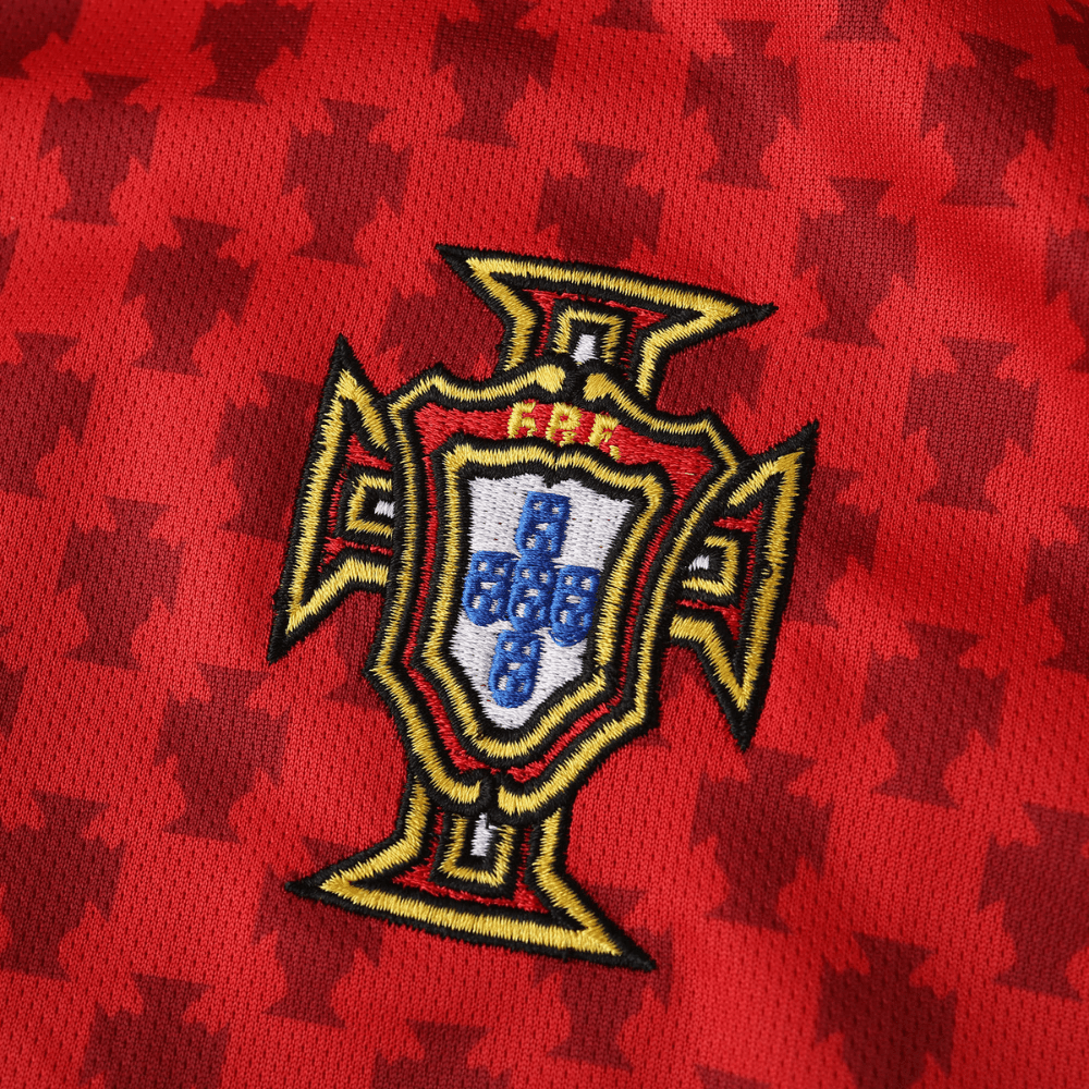 PORTUGAL 2004 RETRO HOME SHIRT-Shirt - False9Fits