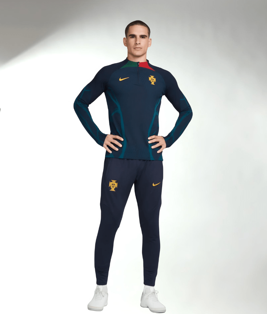 PORTUGAL 2022 STRIKE BLUE 1/4 ZIP TRACKSUIT - Tracksuit & Jackets - False9Fits