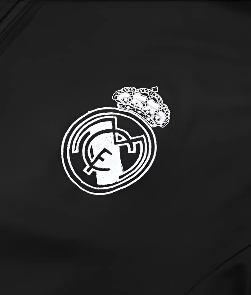 REAL MADRID 2022/23 BLACK TRACKSUIT - Tracksuit & Jackets - False9Fits