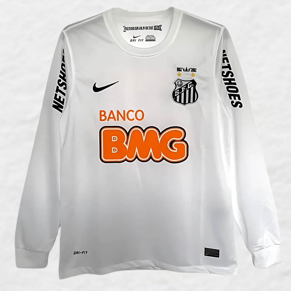 SANTOS 2011/12 HOME RETRO LONG SLEEVE - Shirt - False9Fits