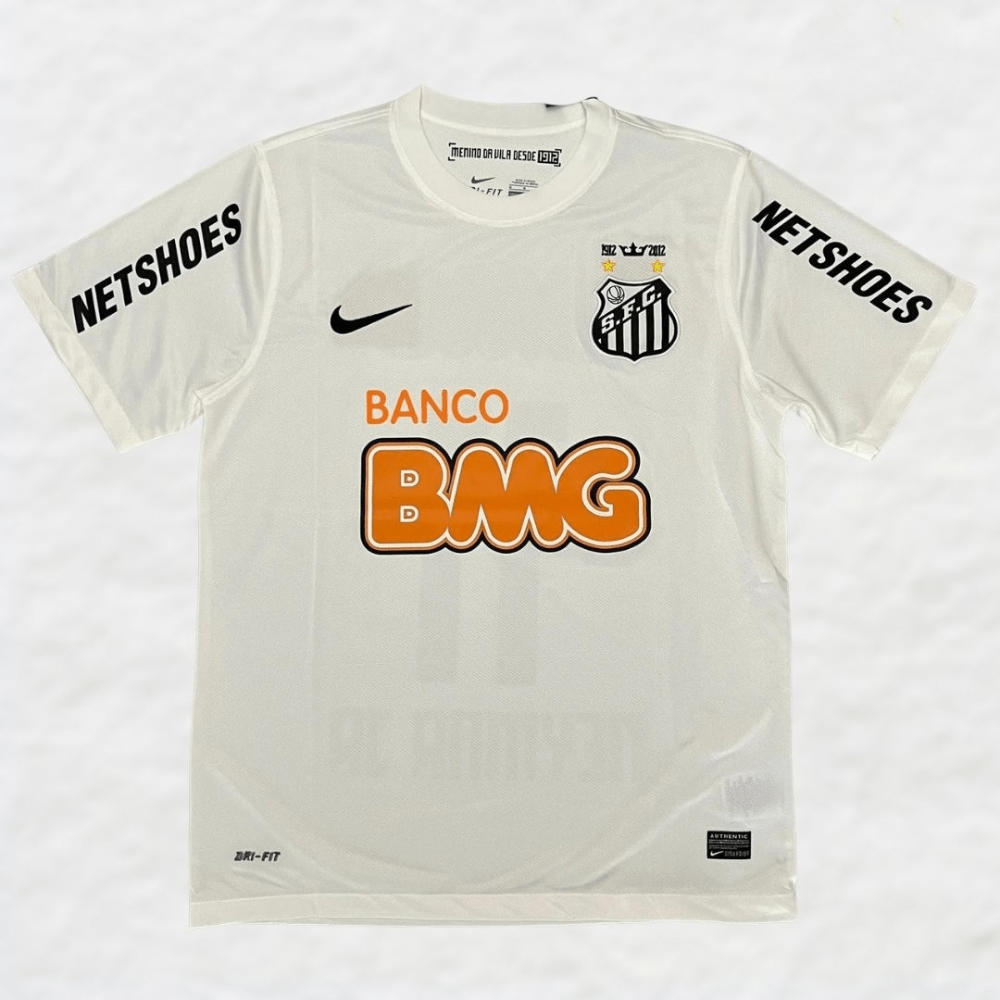 SANTOS 2012/13 HOME RETRO SHIRT-Shirt - False9Fits