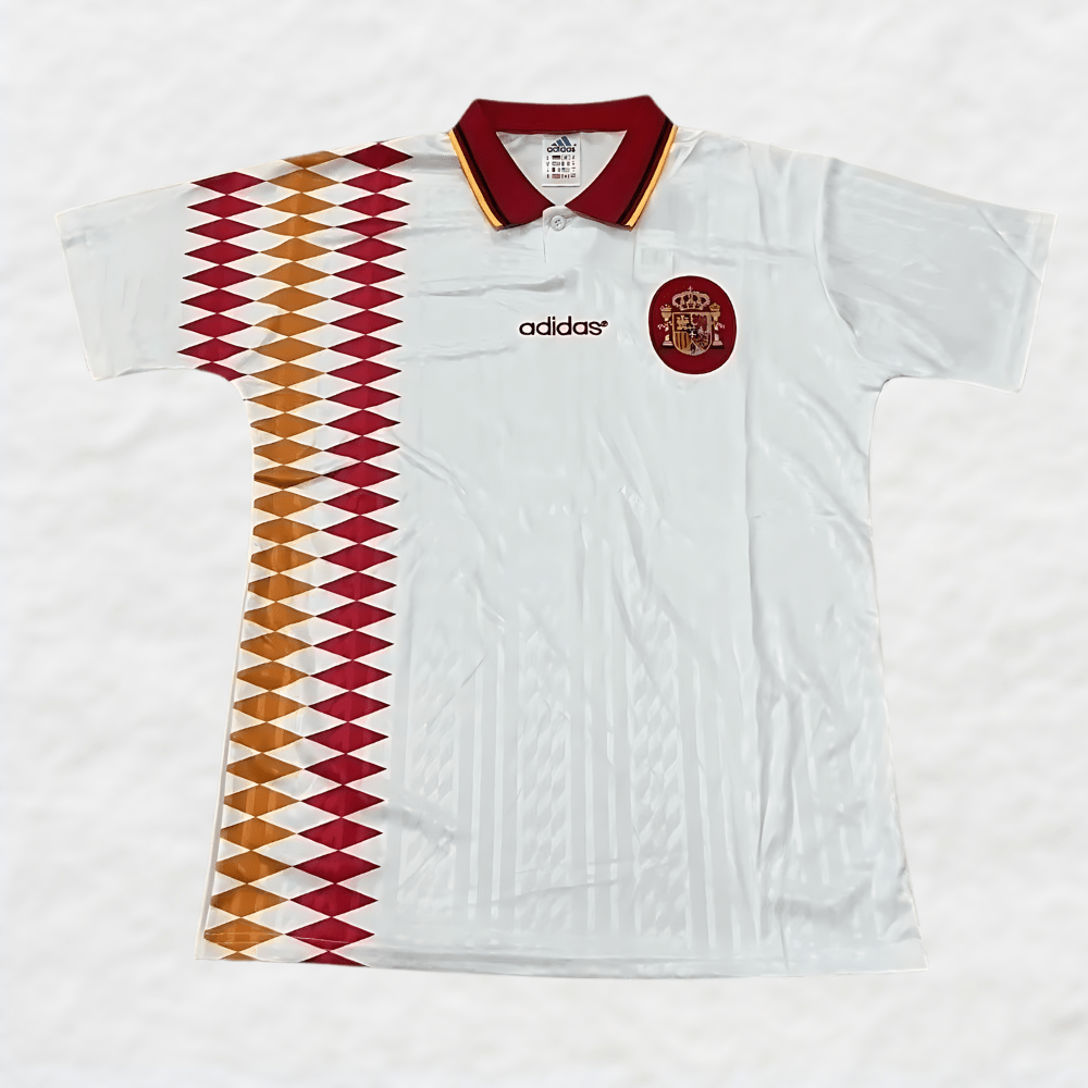 SPAIN 1994 AWAY RETRO SHIRT-Shirt - False9Fits