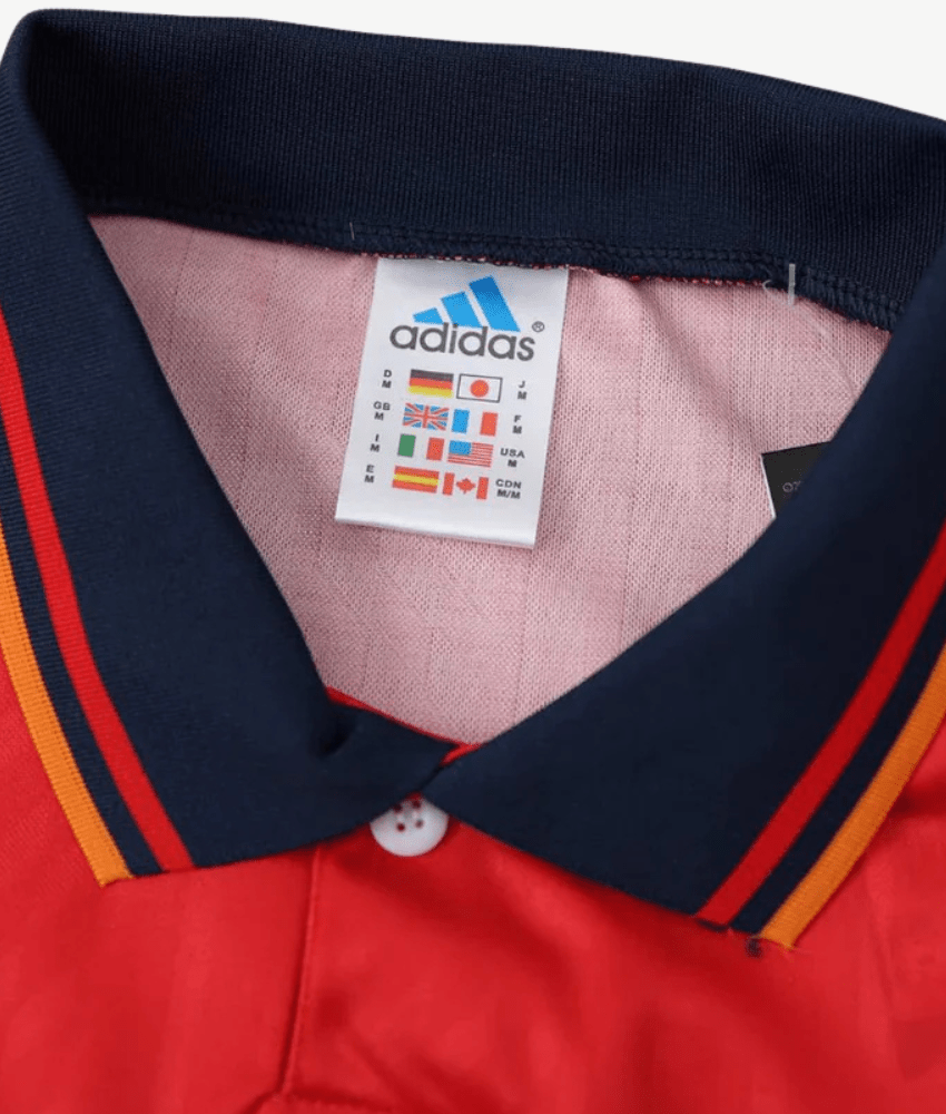 SPAIN 1994 HOME RETRO SHIRT-Shirt - False9Fits