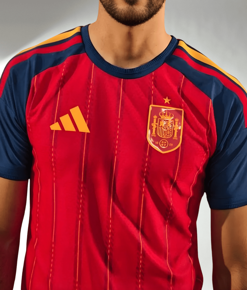 SPAIN 2026 WORLD CUP HOME SHIRT-Shirt - False9Fits