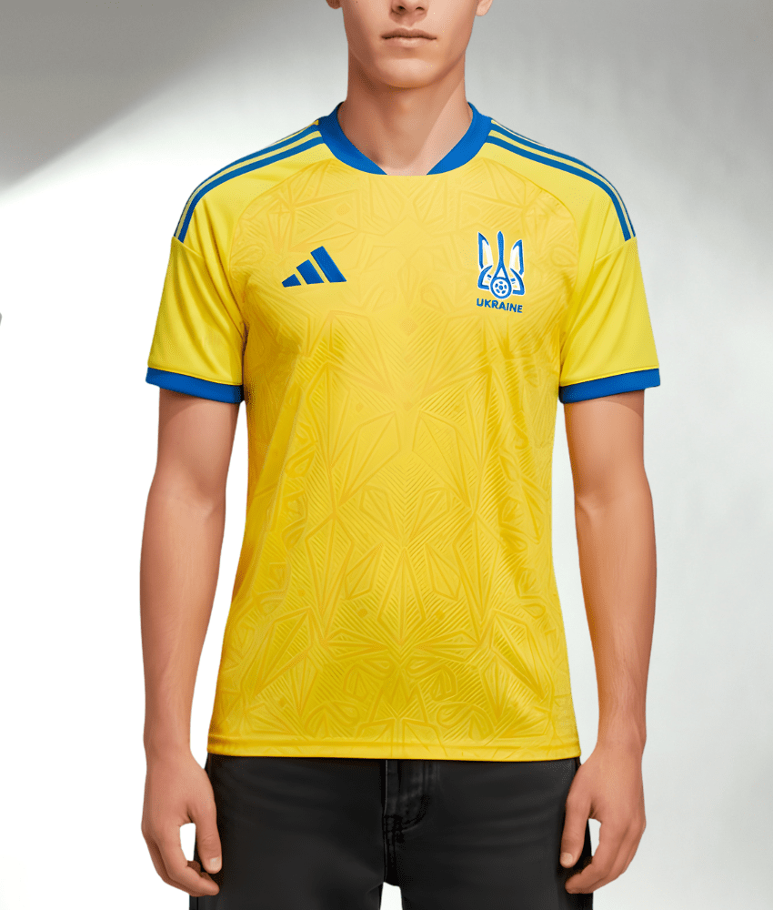 UKRAINE 2026 WORLD CUP HOME SHIRT-Shirt - False9Fits