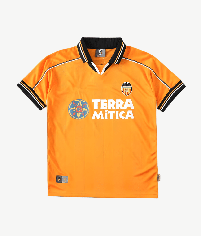 VALENCIA 1999/00 AWAY SHIRT-Shirt - False9Fits