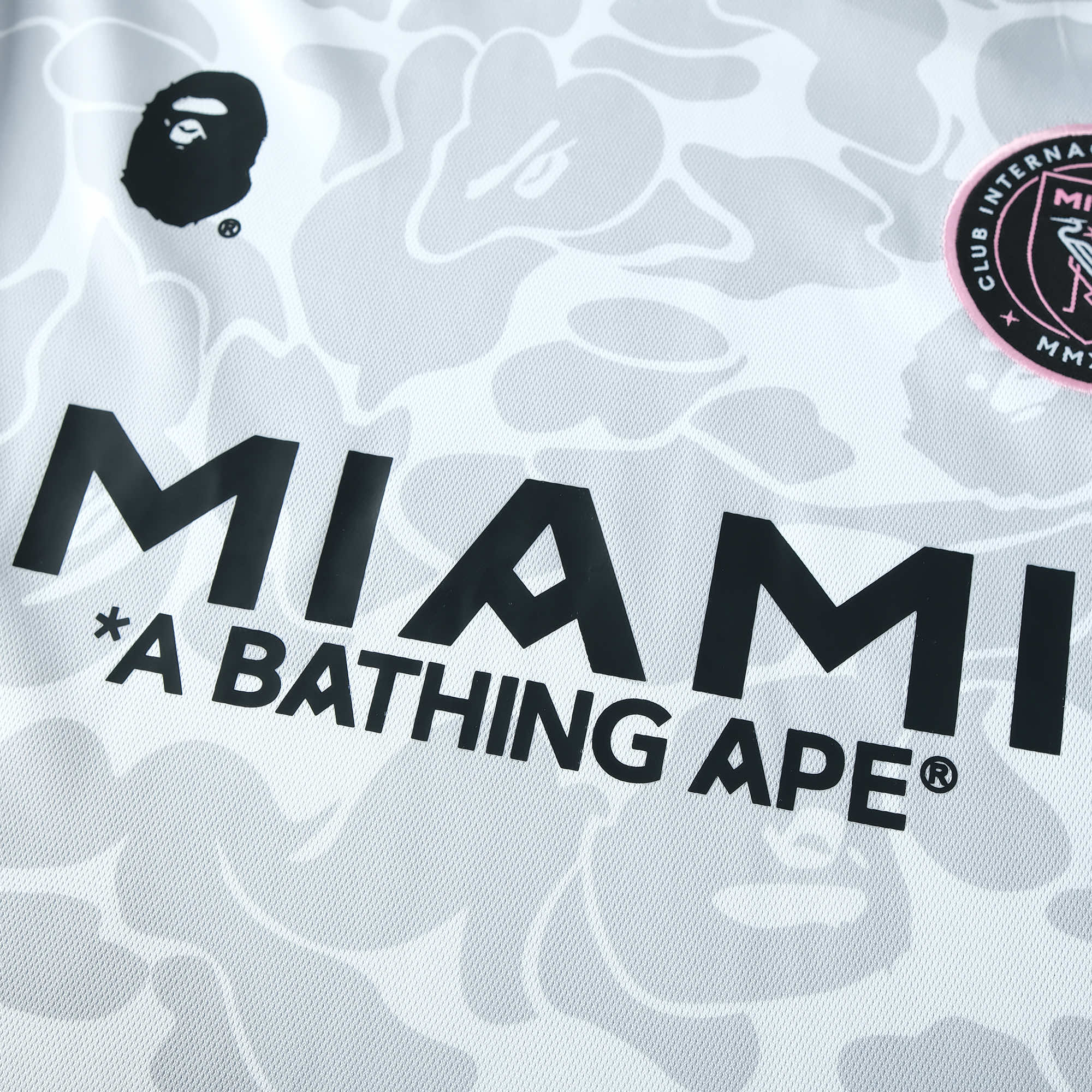 BAPE X INTER MIAMI 23/24 WHITE CAMO JERSEY - False9Fits