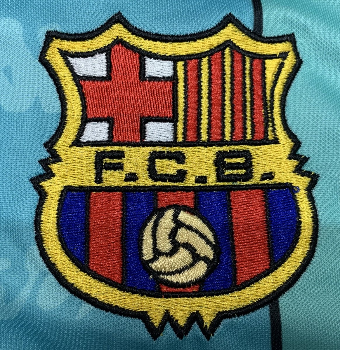 BARCELONA 1996/97 HOME RETRO SHIRT - Shirt - False9Fits