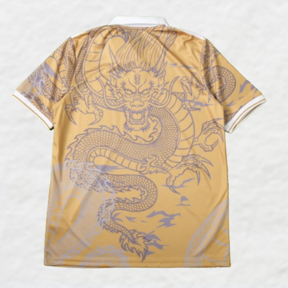 REAL MADRID 2023/24 'DRAGON' SPECIAL EDITION (GOLDEN) SHIRT - Shirt - False9Fits